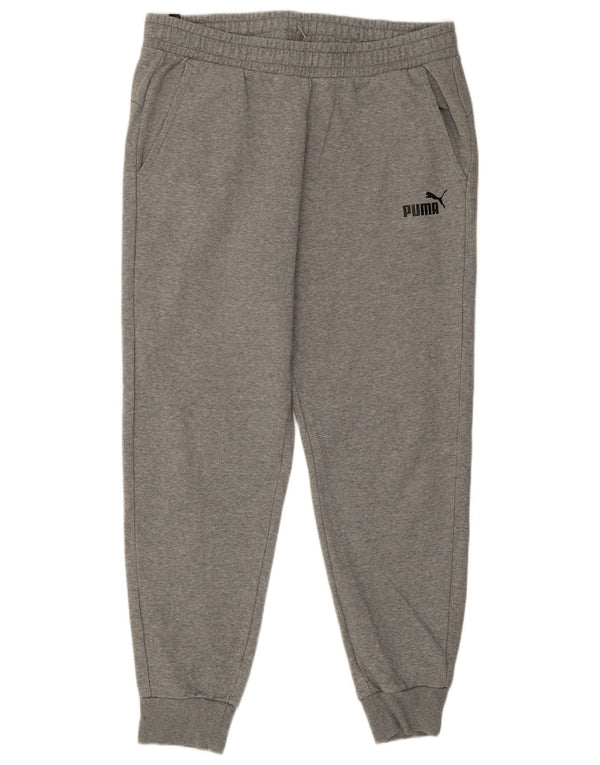 Pantaloni da tuta da uomo Puma Joggers XL in cotone chiazzato grigio