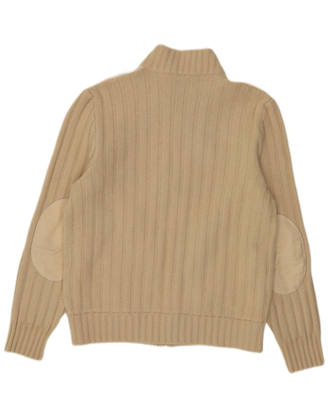 Maglione cardigan da donna Gas UK 16 grande lana beige
