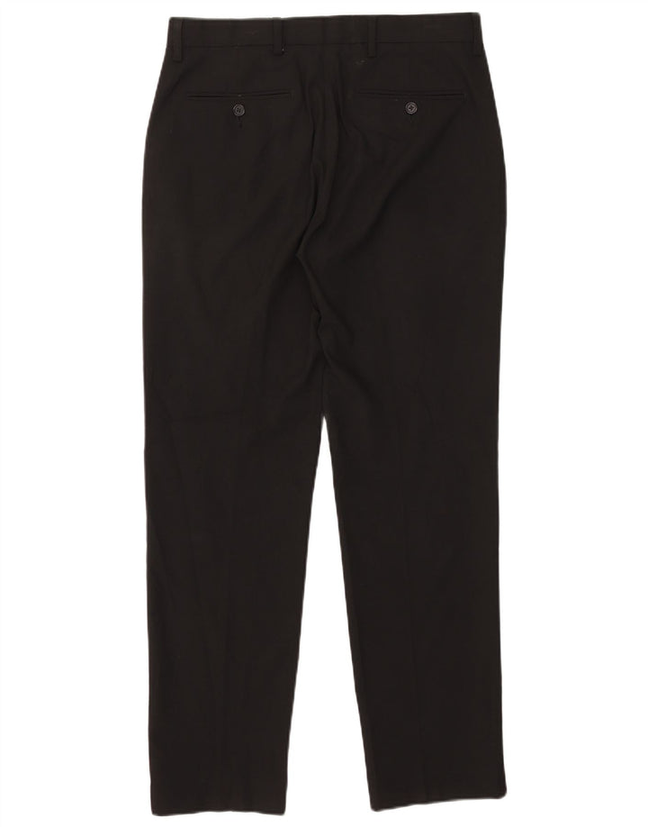 Pantaloni chino slim su misura da donna Marks & Spencer W32 L30 neri