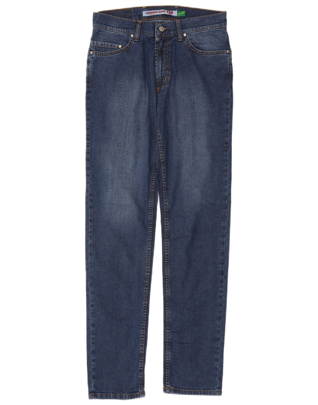 Jeans dritti da uomo Carrera 700 vestibilità regolare W31 L33 cotone blu