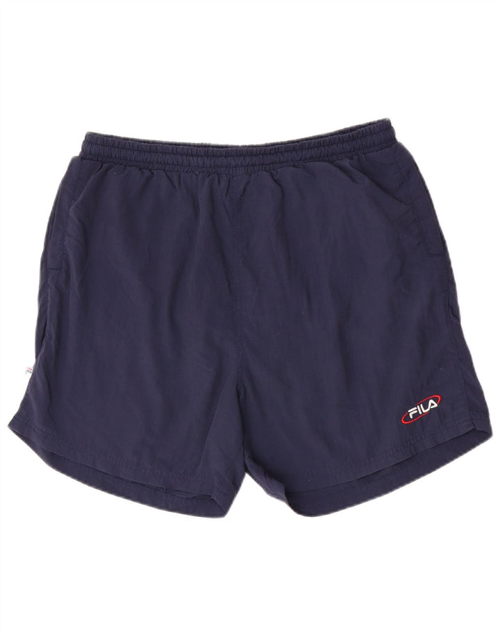 Pantaloncini da bagno Fila da uomo medi blu navy