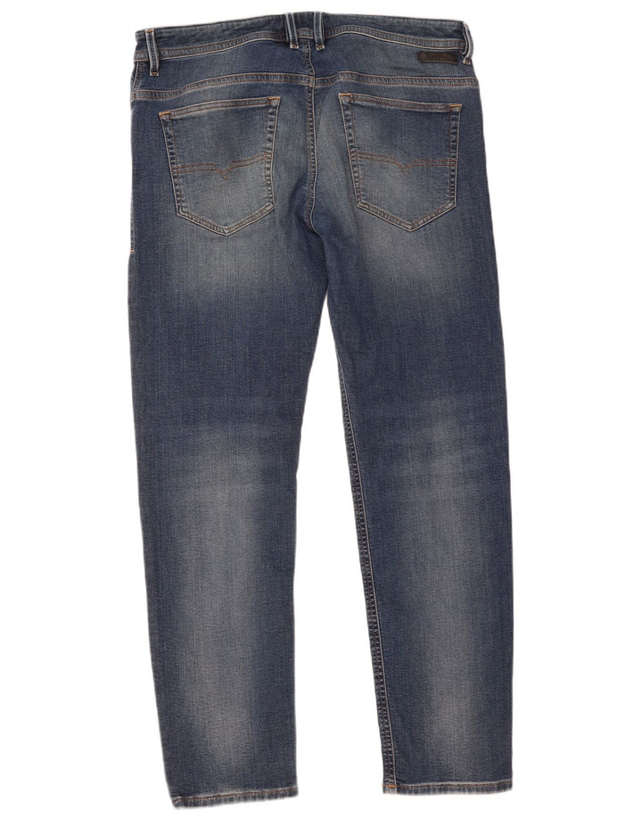 Jeans slim da uomo Diesel W36 L31 cotone blu