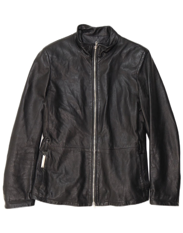 Giacca in pelle da donna Coconuda UK 12 Pelle nera media
