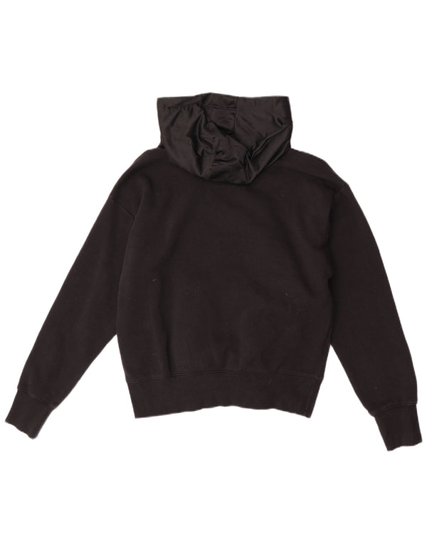 Maglione con cappuccio oversize con grafica corta da donna Champion UK 10 piccolo nero