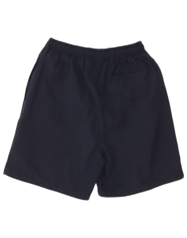 Pantaloncini da bagno da uomo Reebok medio blu navy in poliestere