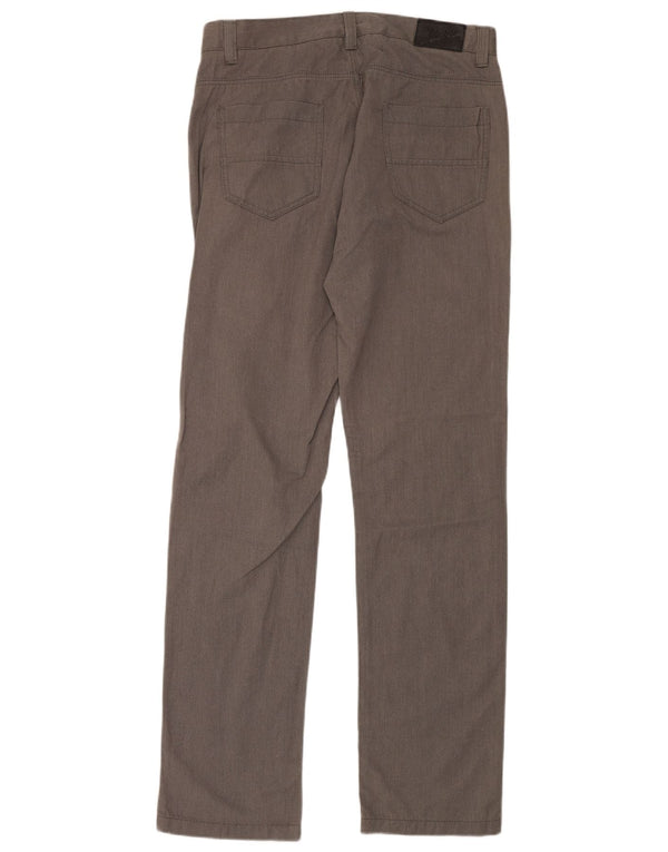 Pantaloni casual dritti da uomo Zara EU 42 Large W32 L34 Cotone grigio