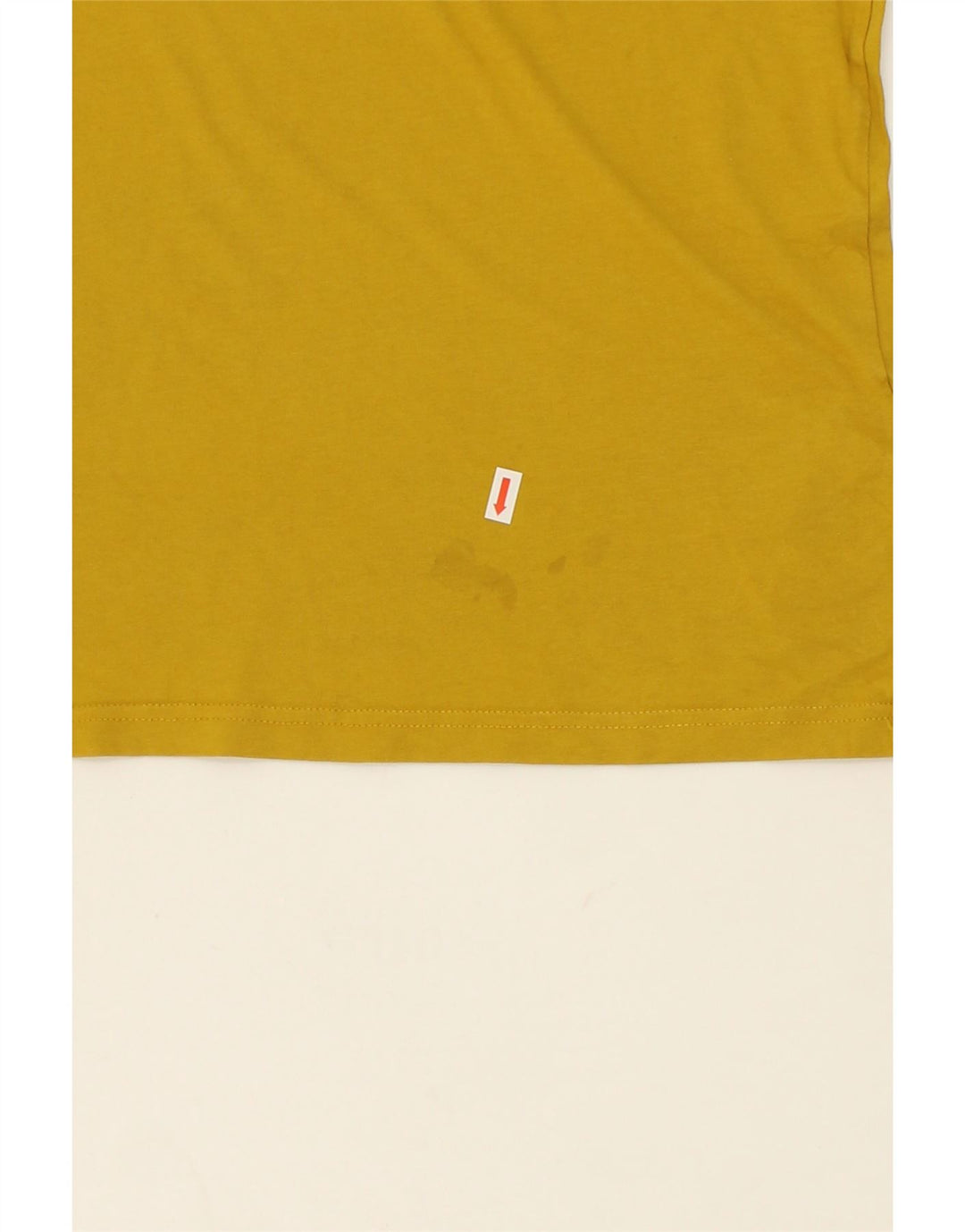 DIADORA Mens T-Shirt Top Small Yellow Cotton Vintage Diadora and Second-Hand Diadora from Messina Hembry 