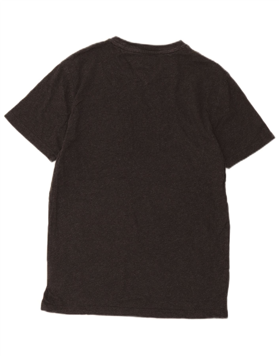 T-shirt da uomo Tommy Hilfiger Top piccola in cotone grigio