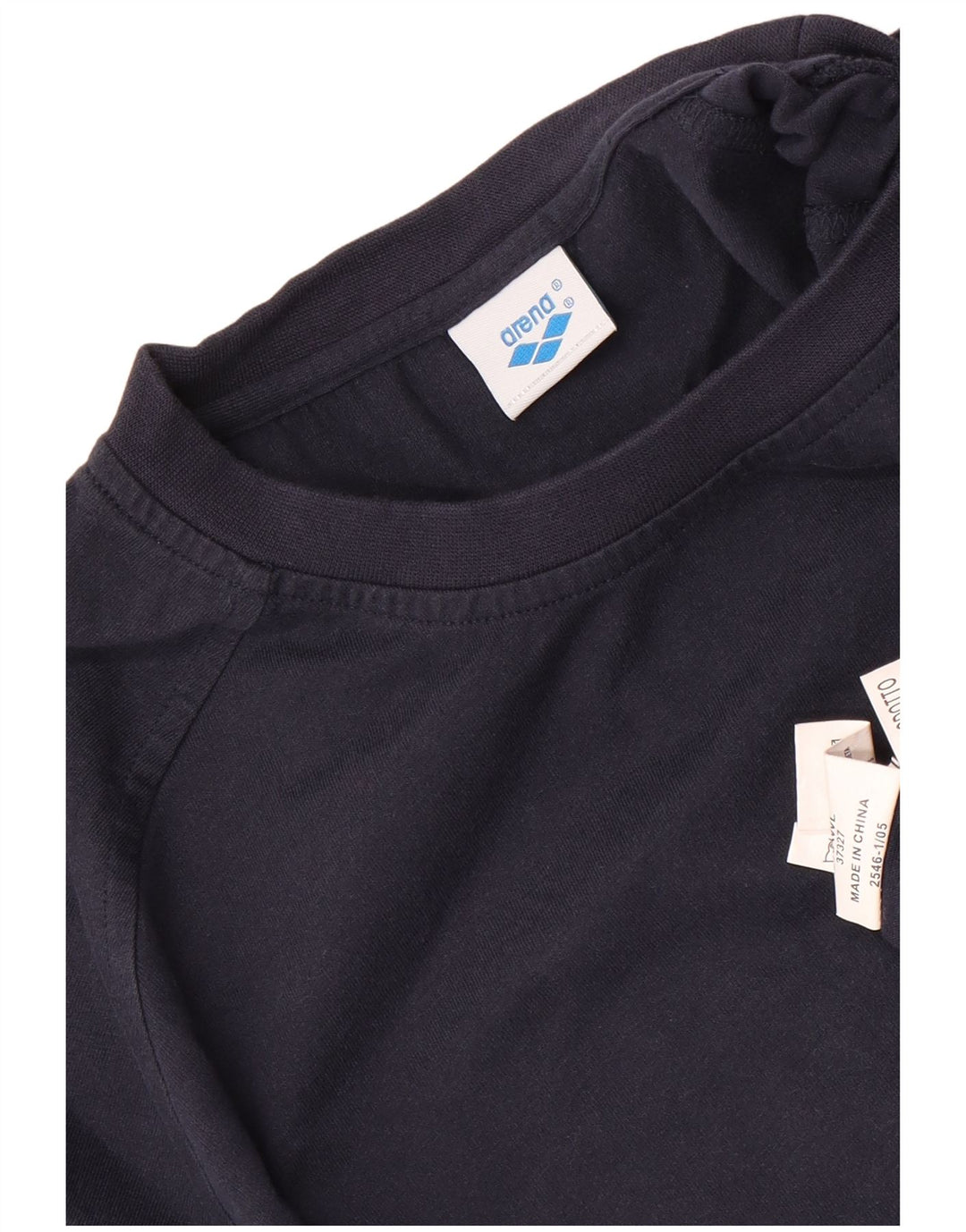 T-shirt grafica da uomo Arena Top in cotone blu navy medio