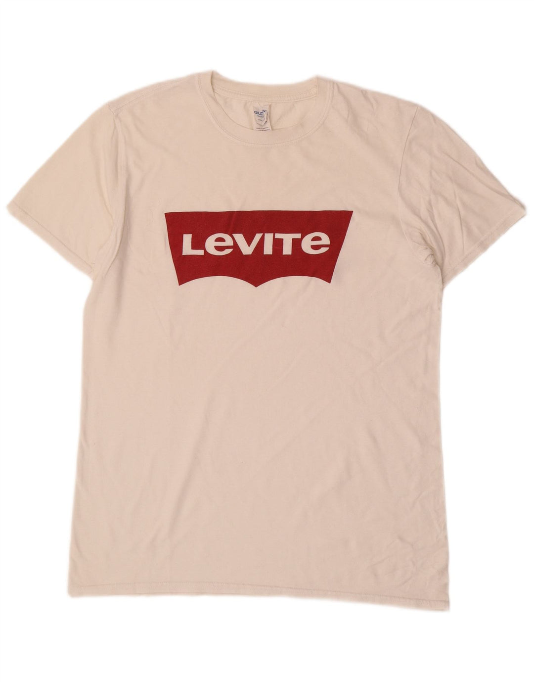 T-shirt grafica da uomo LEVI'S Top in cotone bianco medio