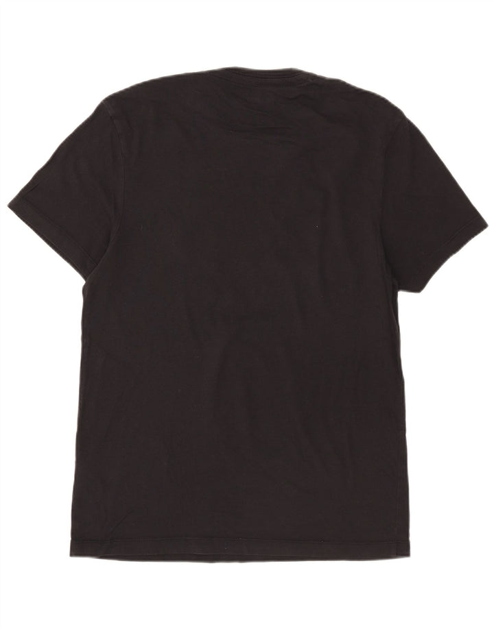 T-shirt grafica da uomo True Religion Top piccola in cotone nero