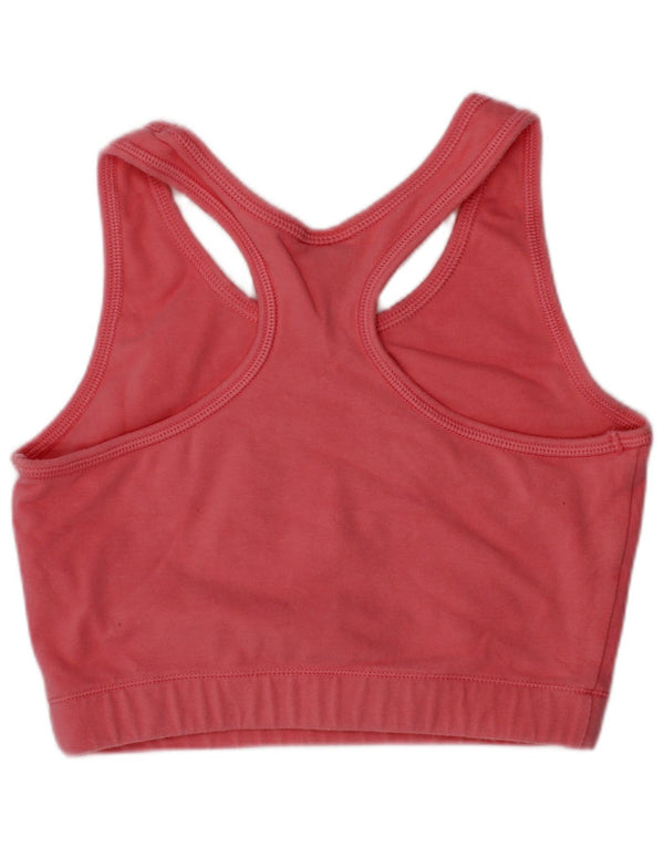 Reggiseno sportivo grafico da donna Champion Top piccolo in cotone rosa sportivo