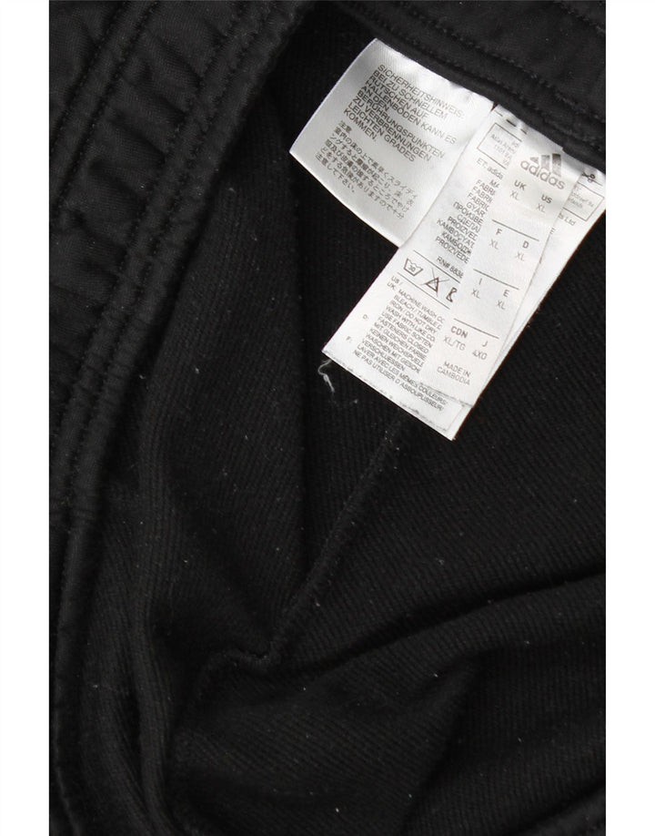 ADIDAS Mens Tracksuit Trousers XL  Black Polyester Vintage Adidas and Second-Hand Adidas from Messina Hembry 