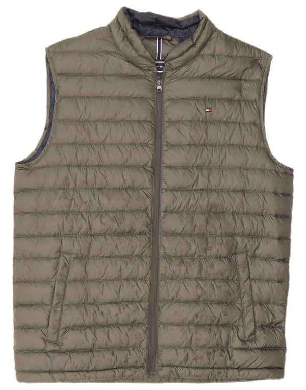 Gilet imbottito da uomo Tommy Hilfiger UK 42 XL Cachi