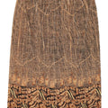CARROLL REED Womens Straight Skirt Large W34  Brown Animal Print Polyester