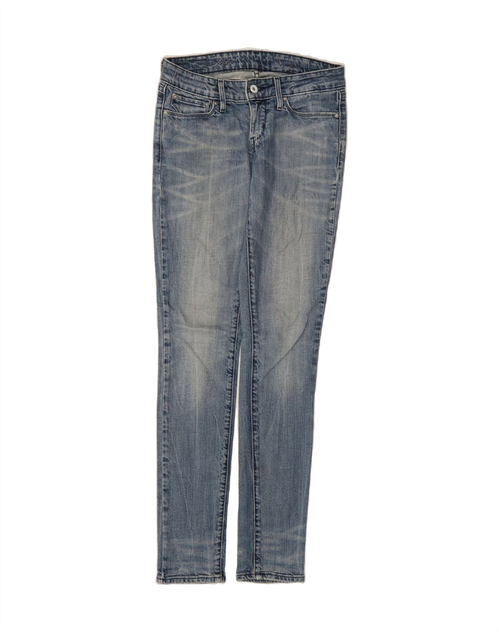 LEVI'S Womens Skinny Jeans W25 L34 Blue Cotton Vintage Levi's and Second-Hand Levi's from Messina Hembry 