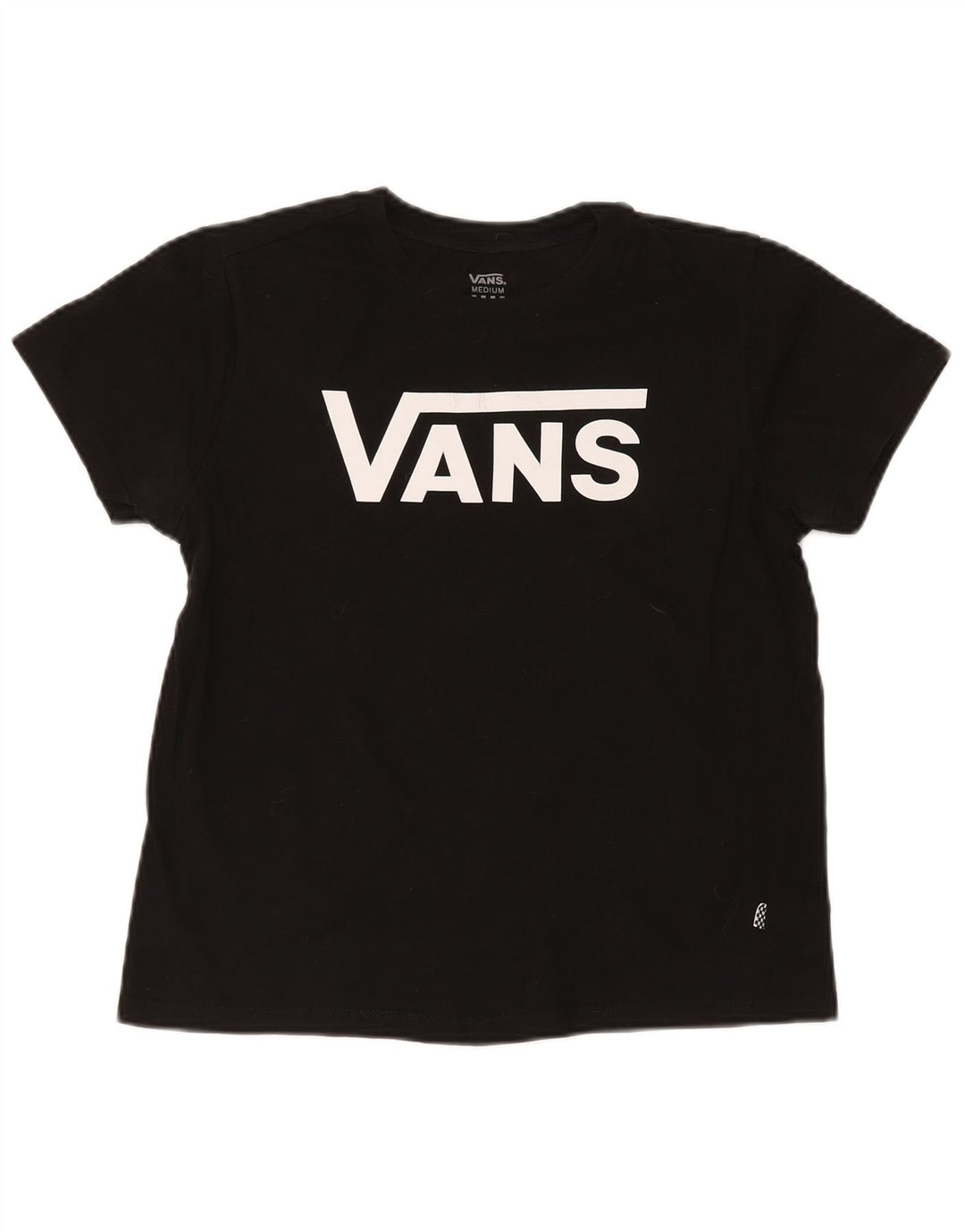 T-shirt grafica da donna Vans UK 14 media nera