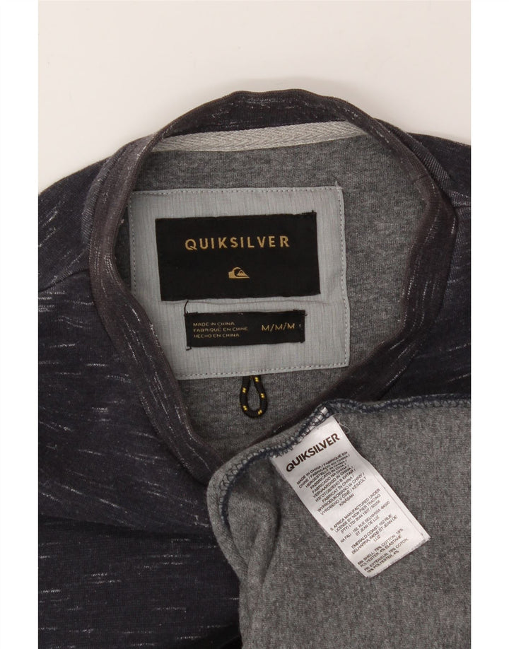 QUIKSILVER Mens Sweatshirt Jumper Medium Navy Blue Flecked Cotton Vintage Quiksilver and Second-Hand Quiksilver from Messina Hembry 
