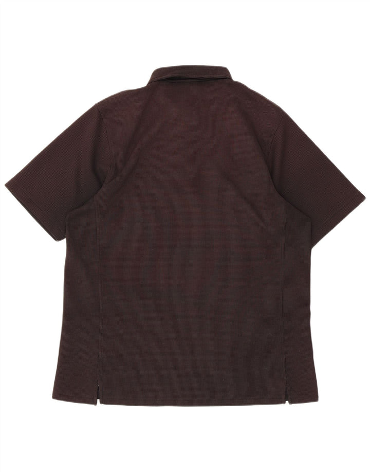 Polo Nike da uomo Dri Fit XL poliestere maculato nero