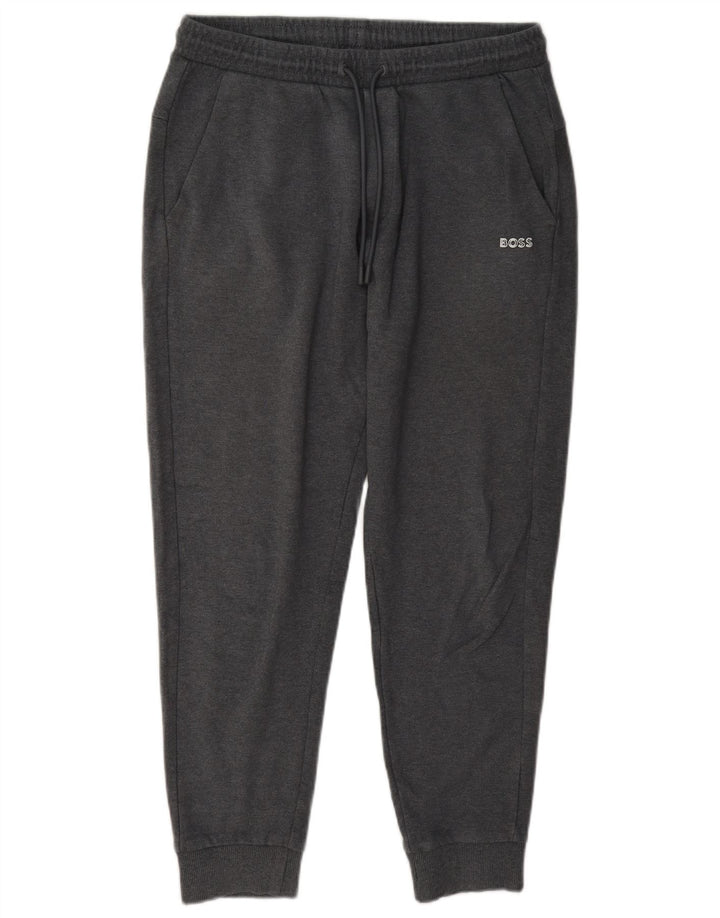 Pantaloni da tuta da uomo Hugo Boss Joggers piccoli in cotone grigio