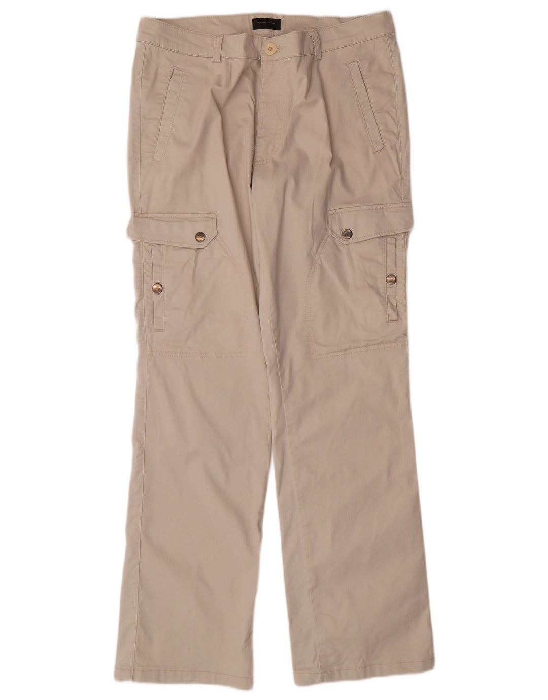 Pantaloni cargo bootcut da uomo Sergio Tacchini W36 L32 in cotone beige