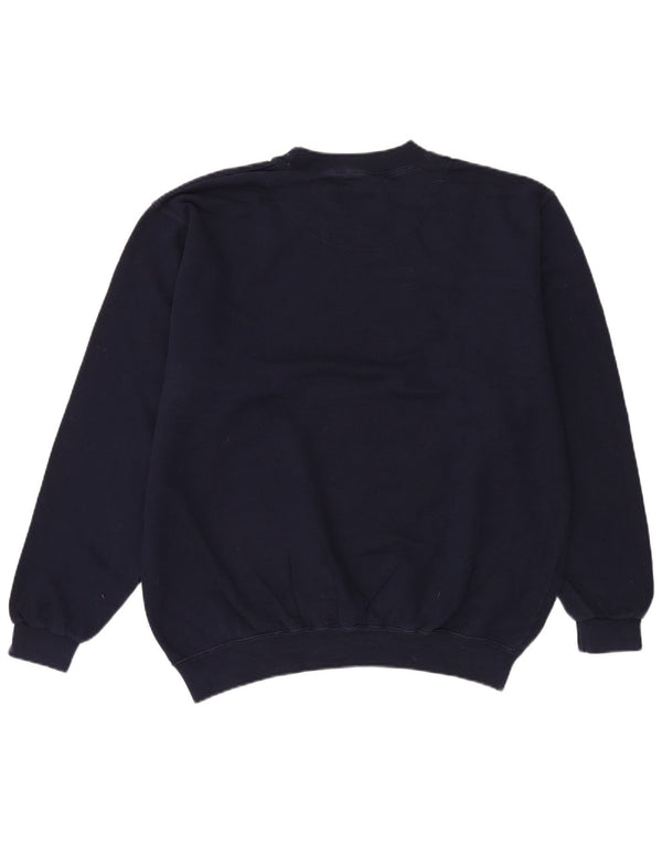 Felpa da uomo Champion Jumper XL in cotone blu navy