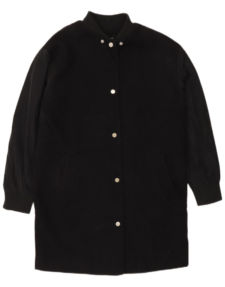 Soprabito oversize da donna Topshop UK 8 piccolo poliestere nero