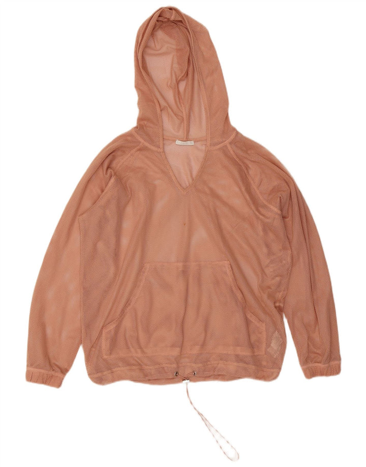 Giacca da ginnastica oversize con cappuccio e pullover da donna Zara UK 10 Small Rosa