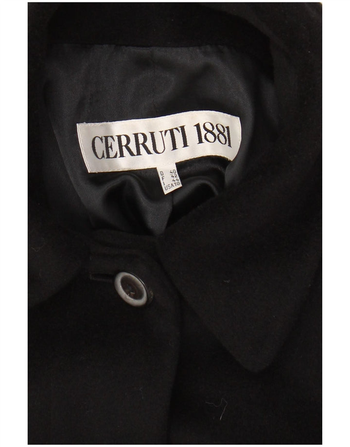 CERRUTI 1881 Cappotto oversize da donna IT 44 Angora medio nero