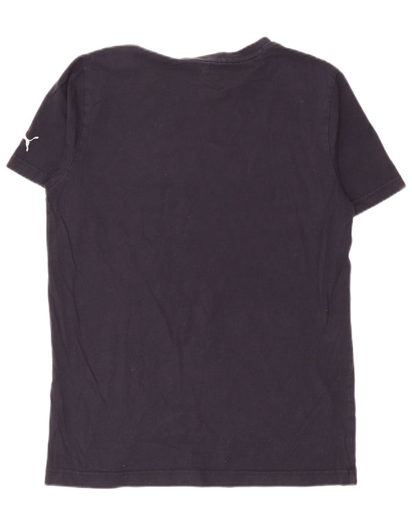 Puma T-shirt grafica da uomo Red Bull media blu navy