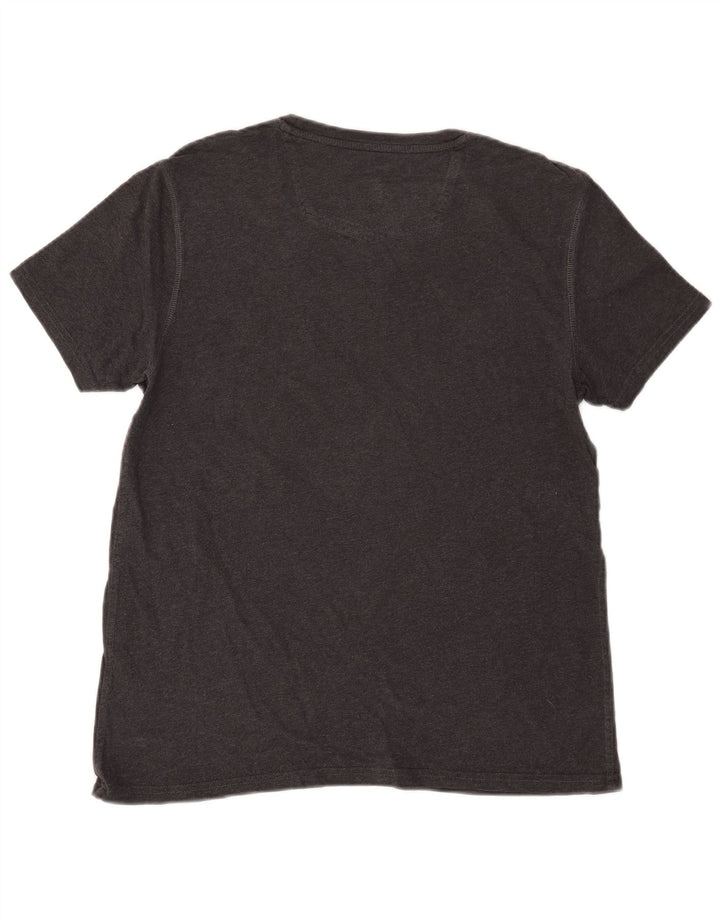 T-shirt da uomo FAT FACE Top in cotone grigio medio