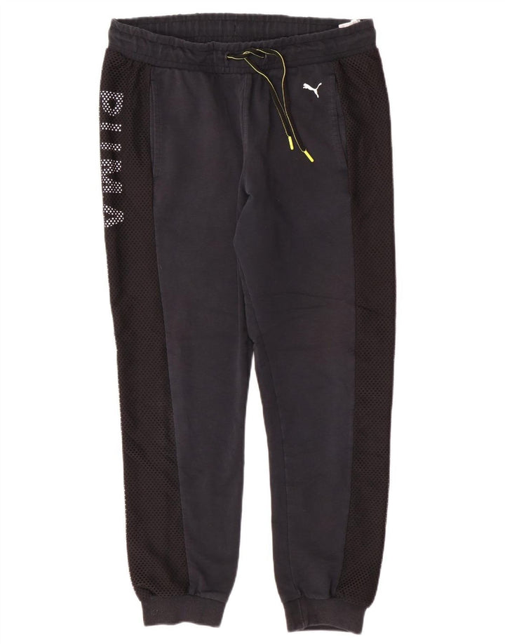 Pantaloni da tuta con grafica PUMA da uomo Joggers Medium Blu Navy Colorblock