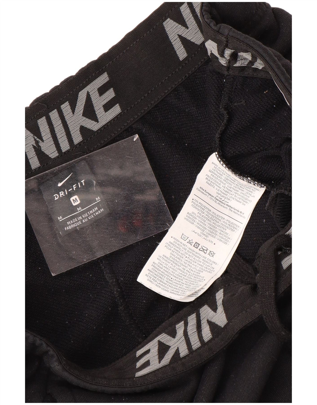 Pantaloni da tuta Nike Dri Fit da uomo, pantaloni da jogging, poliestere nero medio