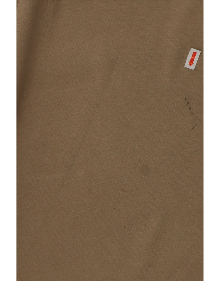 CALVIN KLEIN JEANS Polo Manica Lunga Bambino 15-16 Anni Cotone Beige