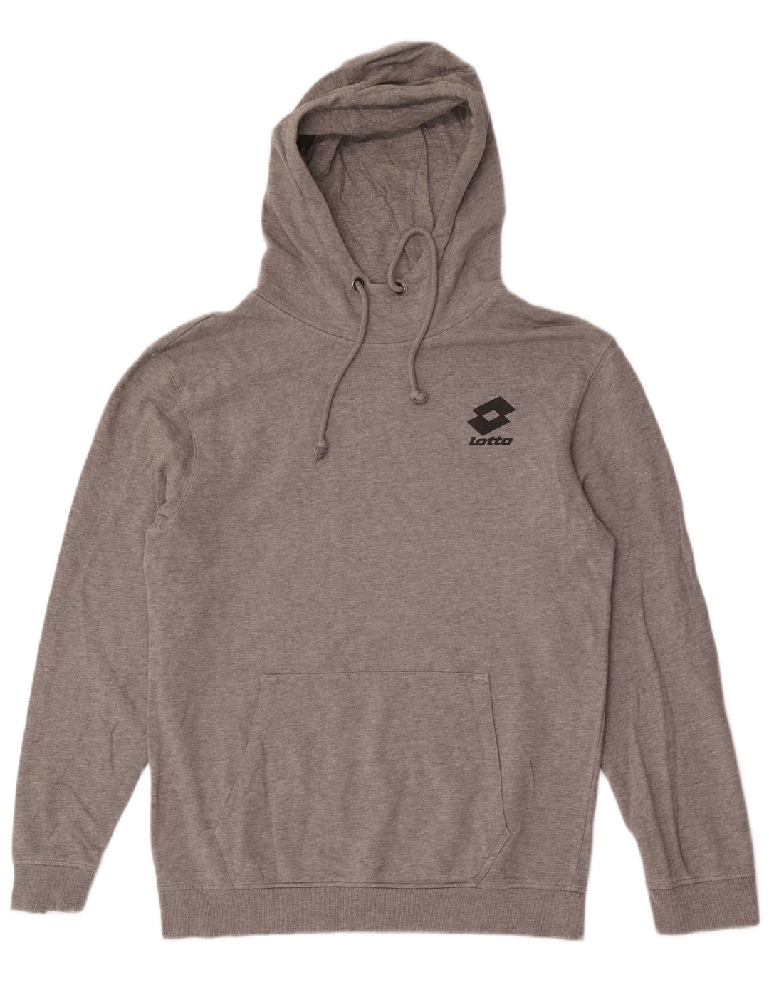 Maglione con cappuccio da uomo Lotto grigio medio chiazzato