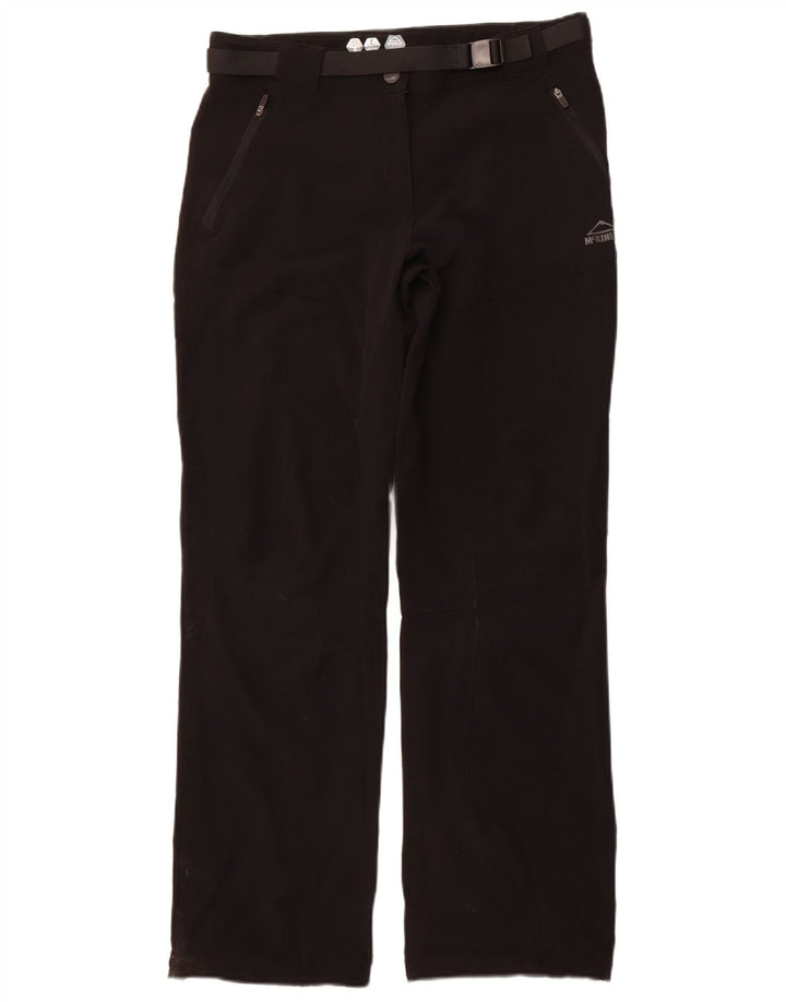 Pantaloni casual dritti da donna MCKINLEY UK 14 Large W32 L31 Nero