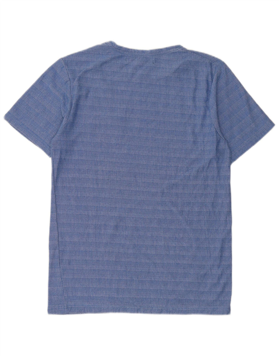 T-shirt Zara da uomo Top XL in cotone a righe blu