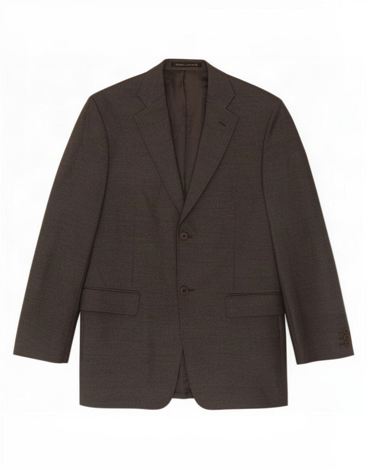 Giacca blazer a 2 bottoni da uomo Marks & Spencer UK 42 Large Grey New Wool