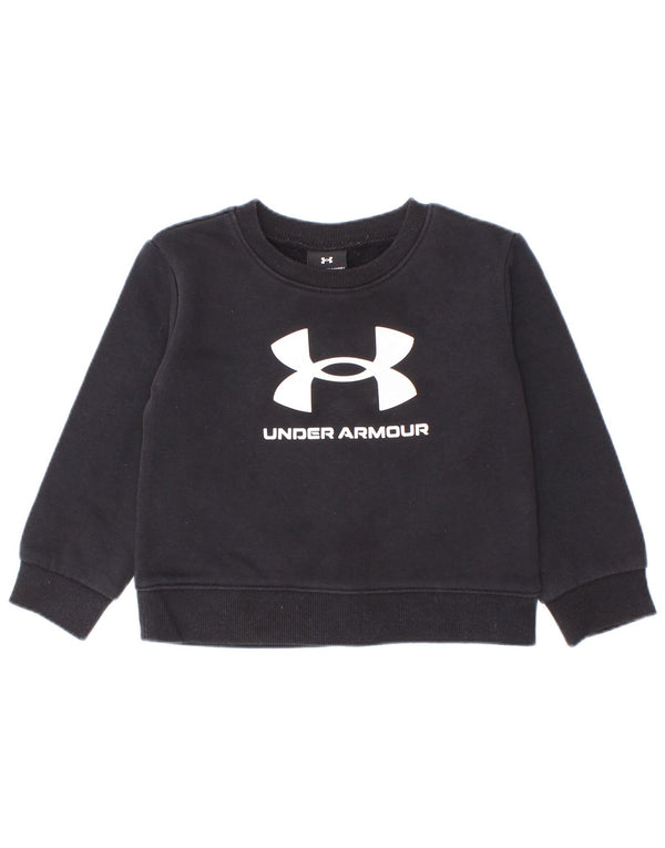 Maglietta grafica Under Armour per neonato, 18-24 mesi, cotone nero