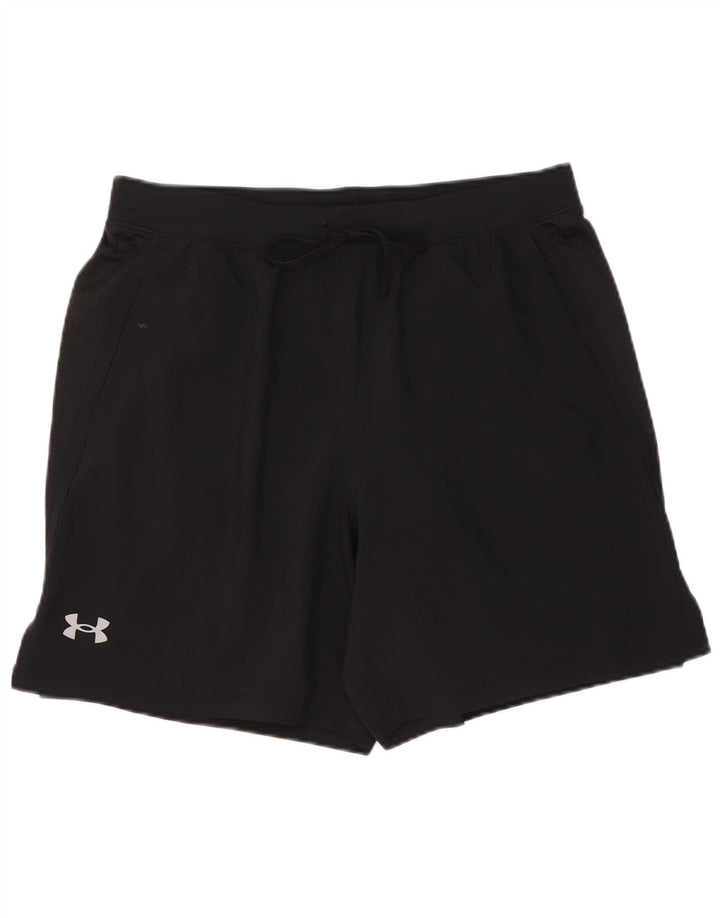 Pantaloncini sportivi da uomo Under Armour grandi neri