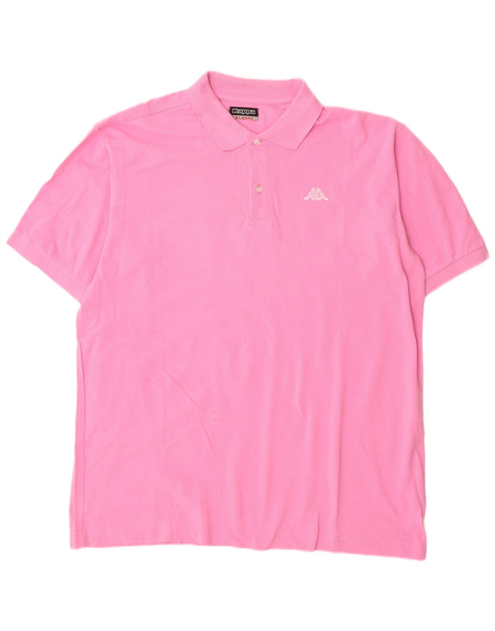 Polo Kappa Uomo XL Rosa Cotone