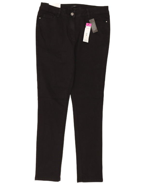 Jeans slim Selina da donna M&Co UK 14 Large W32 L30 Cotone nero
