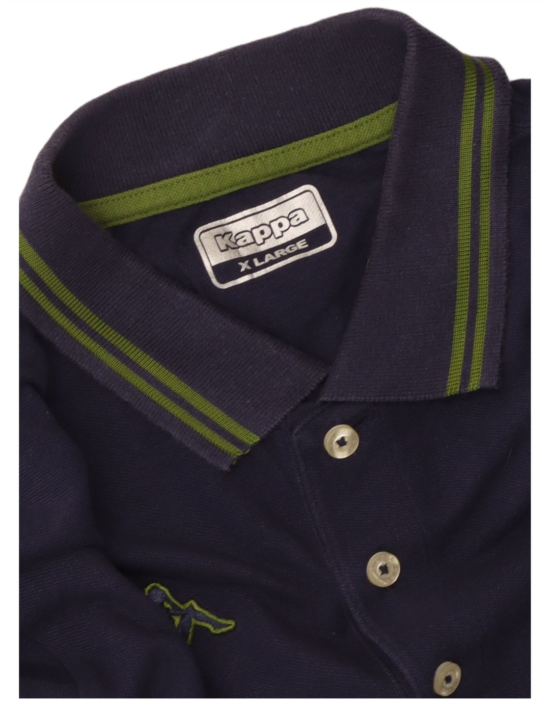 Polo Kappa da uomo XL blu navy