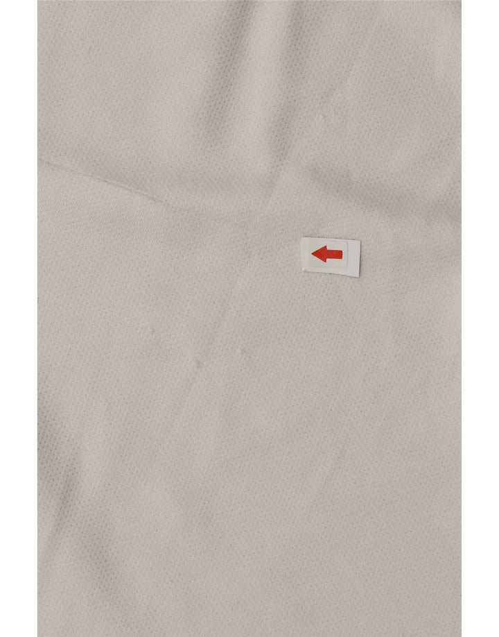 T-shirt grafica Nike Dri Fit da uomo, piccola, in poliestere bianco