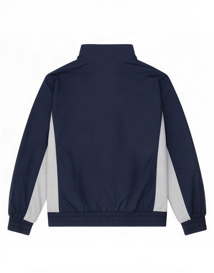 Giacca superiore della tuta da ragazzo Nike 10-11 anni color block blu navy medio