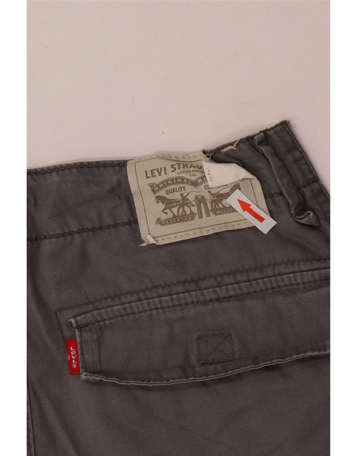 Pantaloncini cargo Levi's per ragazzi 13-14 anni W27 in cotone grigio