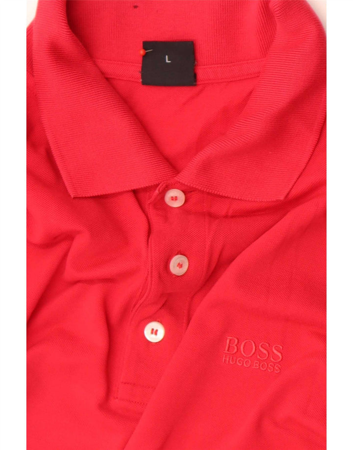 Polo da uomo Hugo Boss grande rossa