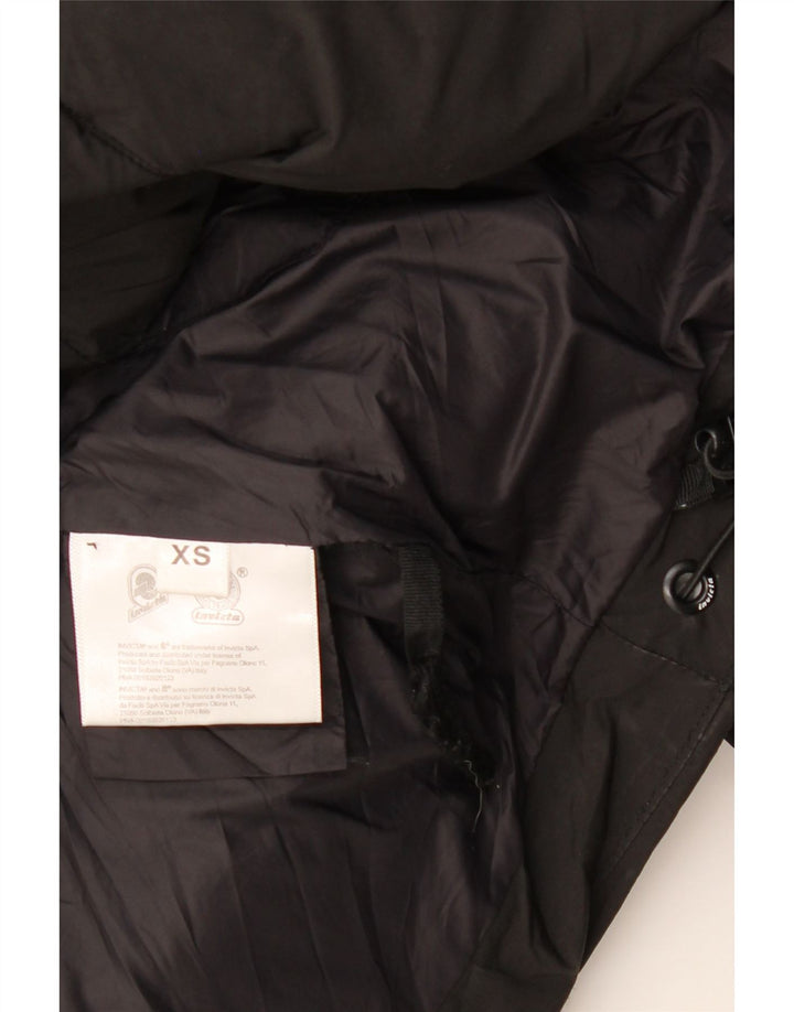 Giacca imbottita oversize corta da donna Invicta UK 6 XS nera in poliammide