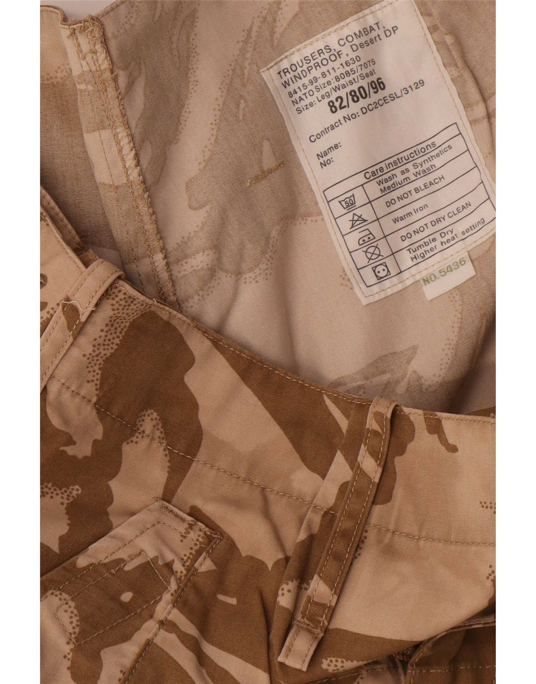 Pantaloni cargo dritti da uomo vintage W32 L31 Marrone