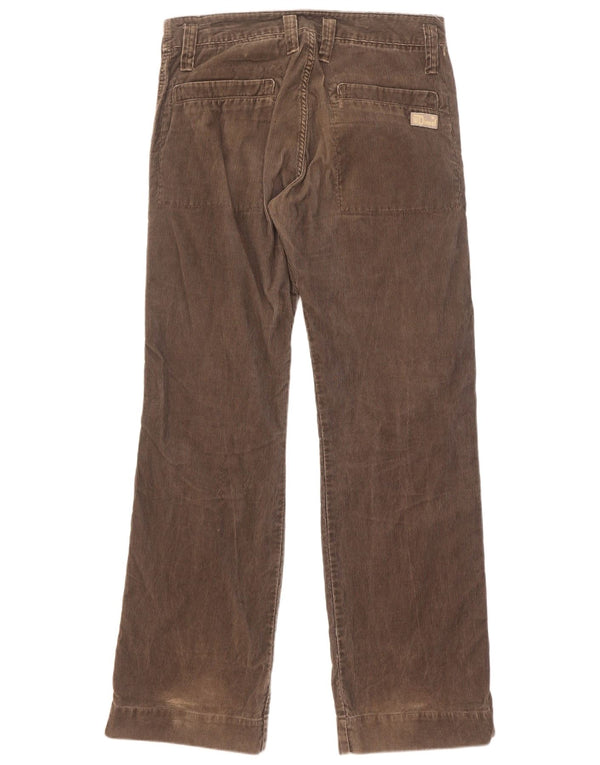 Pantaloni dritti da uomo in velluto a coste Diesel W30 L33 in cotone grigio
